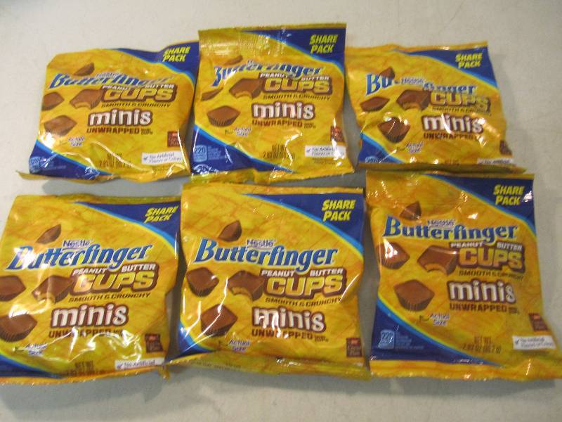 lot 262 image: 6 Bags of Butterfinger Peanut Butte...
