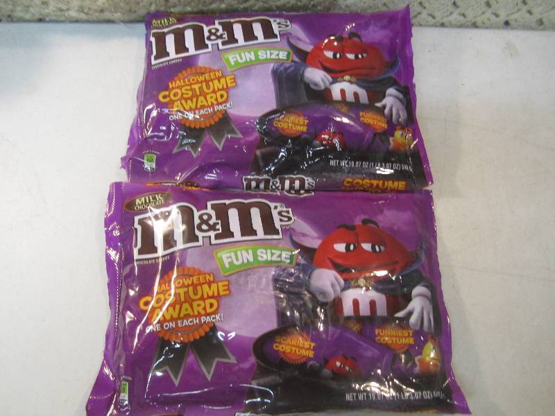 lot 270 image: 2 Big Bags of Fun Size M&Ms Best b...