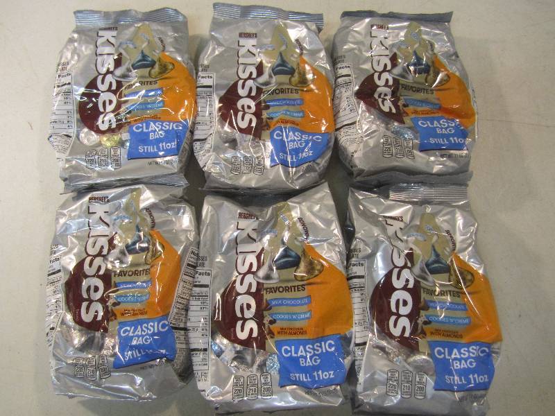 lot 279 image: 6 Bags of Hersheys Kisses Favorites...