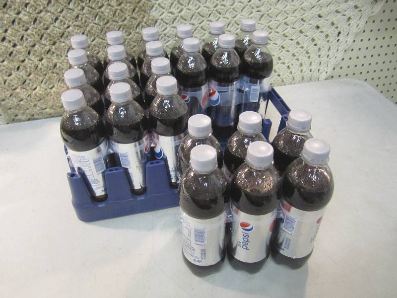lot 282 image: Case of 24 Bottles of Diet Pepsi 16...