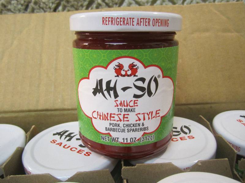 lot 285 image: Case of 12 Jars of Ah-So Sauce (Chi...