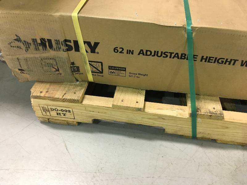 lot 16 image: HUSKY 62 in. Adjustable Height Work Table