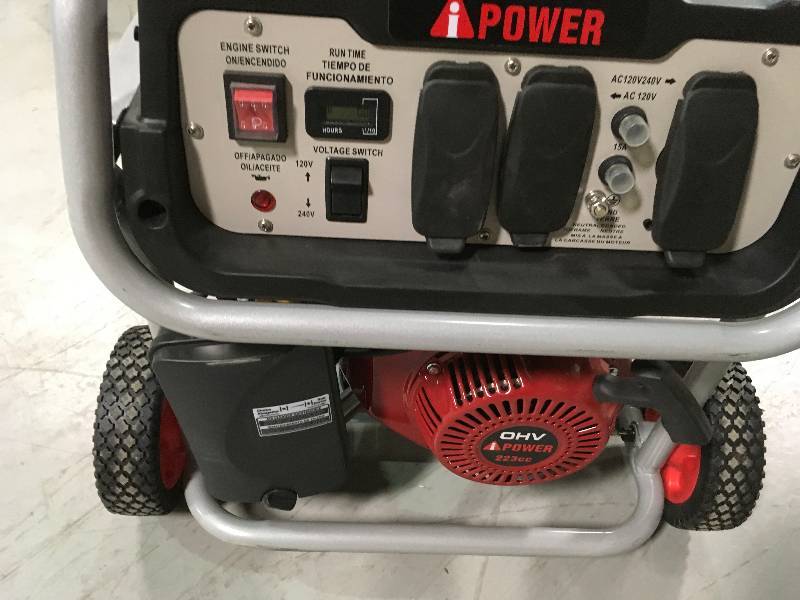 iPOWER 3500-Watt Gasoline Powered Portable Generator In very good working condition