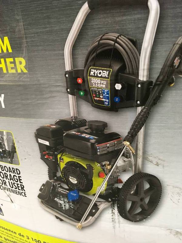 Ryobi 3,200 PSI 2.5 GPM ONE 18-Volt Electric Start Gas Pressure Washer In good working condition