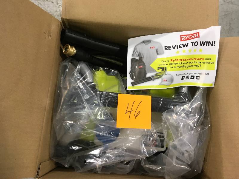 Ryobi 1,600-PSI 1.2-GPM Electric Pressure Washer in working conditions