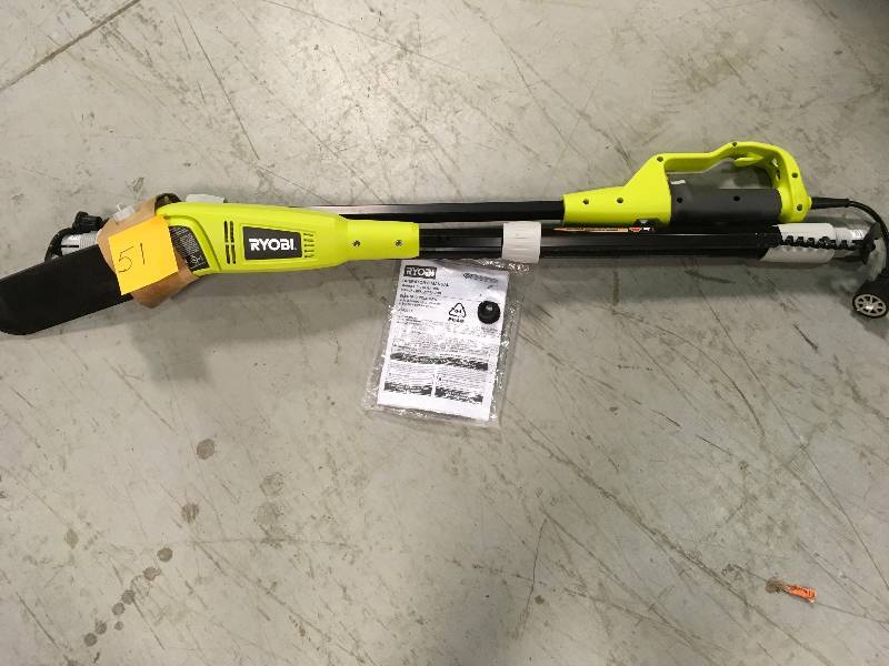 Ryobi RY43161 8 Inch Chain 6 Amp Electric Corded Pole Saw F409 9 not