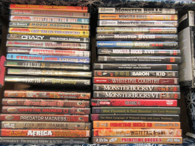 lot 125 image: HUNTING DVDS