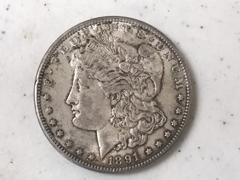 1891 Moragn Silver Dollar ...