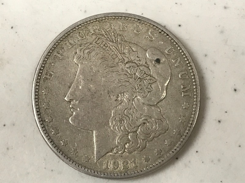 1921-D Morgan Silver Dollar ...