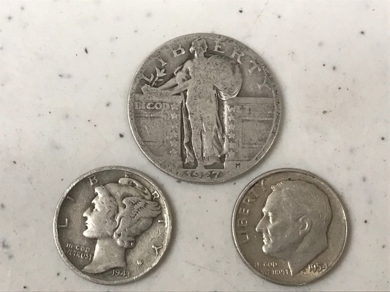Lot of 1927 Standing Liberty Silve...