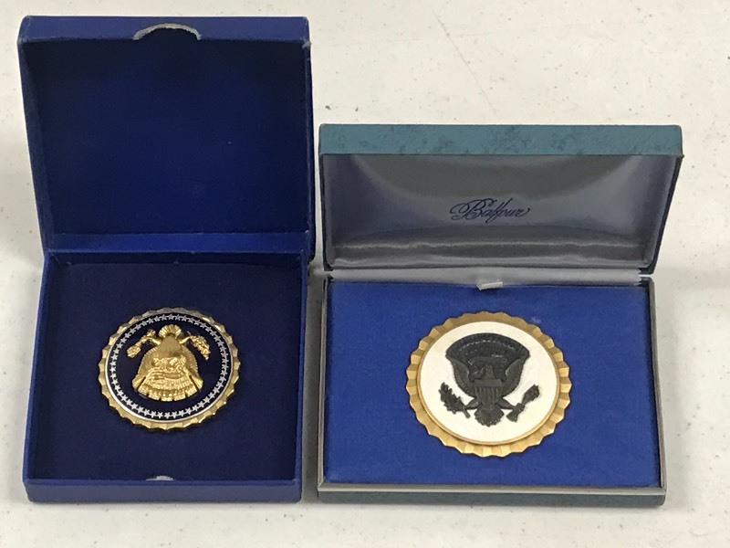 Lot Of (2) Whitehouse Service Badge...