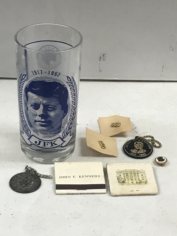 Lot Of JFK Drink Glass, Assorted J...
