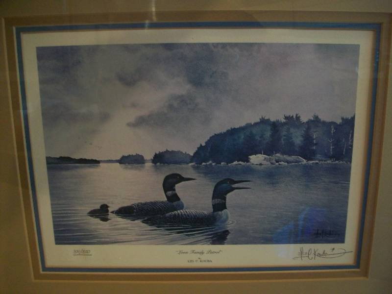 lot 1 image: Les Kouba Signed Print