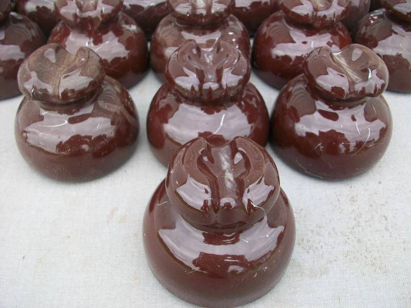 lot 26 image: Porcelain Insulators