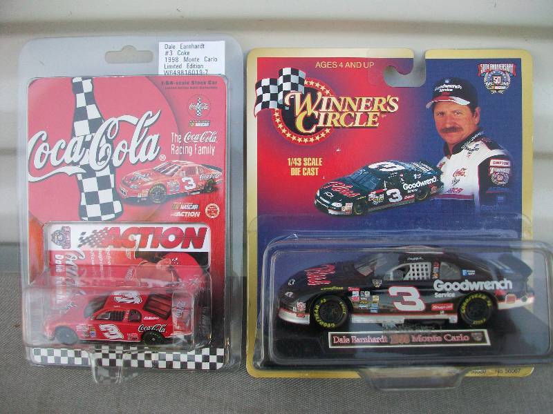 lot 85 image: Dale Earnhardt Toy Cars