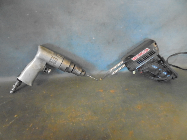lot 6 image: Pneumatic Drill and Soldering Gun