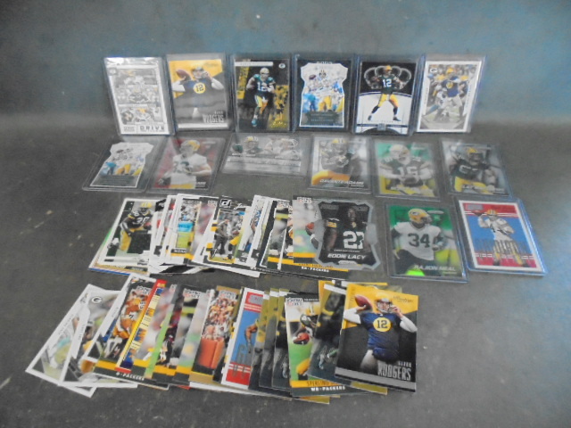 lot 27 image: Green Bay Packers Football Cards with Rookies