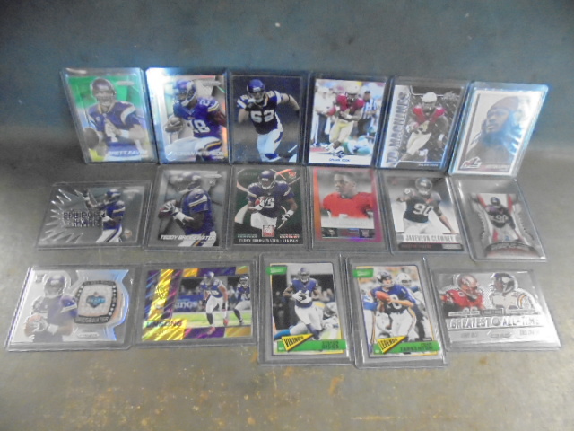 lot 58 image: Vikings, Jets and Texans Rookie Cards