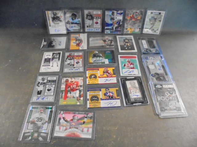 lot 57 image: Reggie Bush Football Rookie Cards with Other Signed Football Rookie Cards