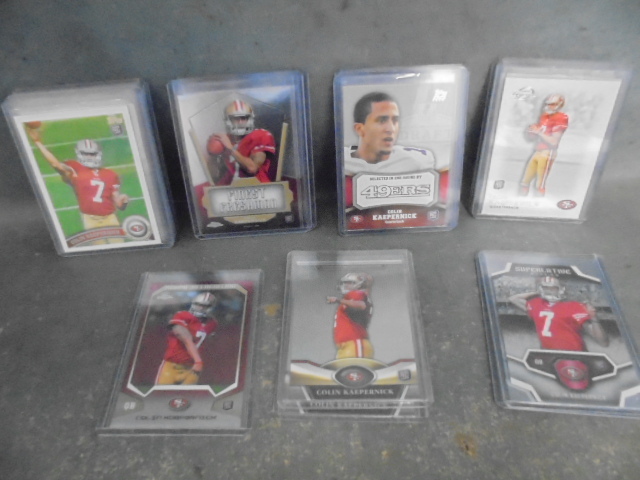 lot 69 image: 22 Colin Kaepernick Rookie Cards