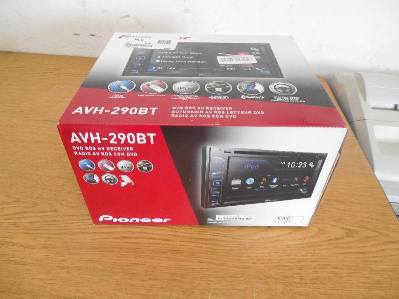 lot 29 image: Pioneer 200-Watt 6.2 Touch Screen DVDMultimedia Car Stereo with Bluetooth