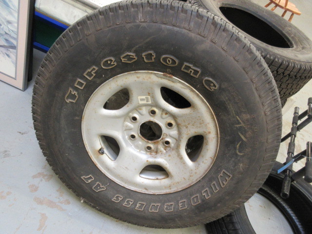 lot 240 image: 1 FIRESTONE WILDERNESS AT TIRE WRIM