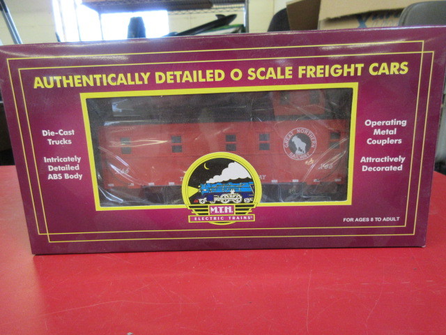 lot 270 image: NEW M.T.H. O SCALE ELECTRIC STEEL CABOOSE