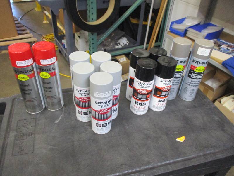 Mixed Spray Paints