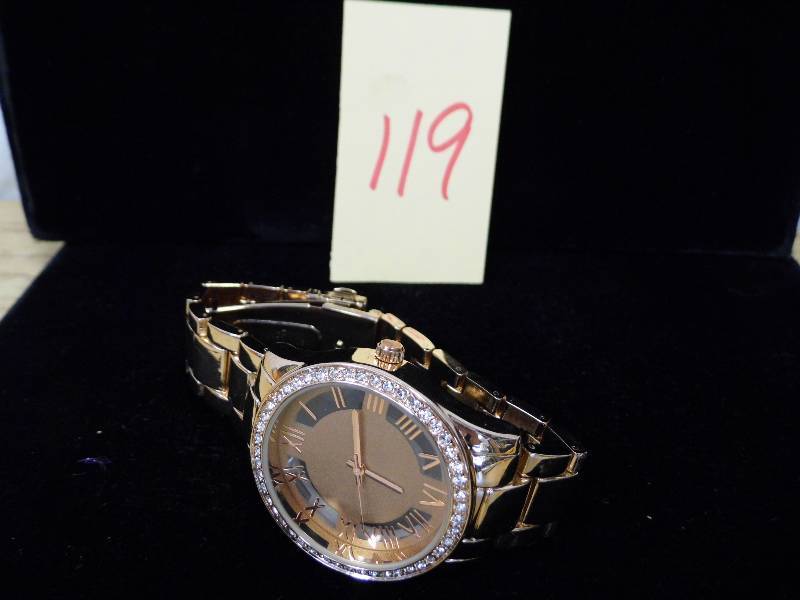 lot 119 image: Rose Gold Colored Watch