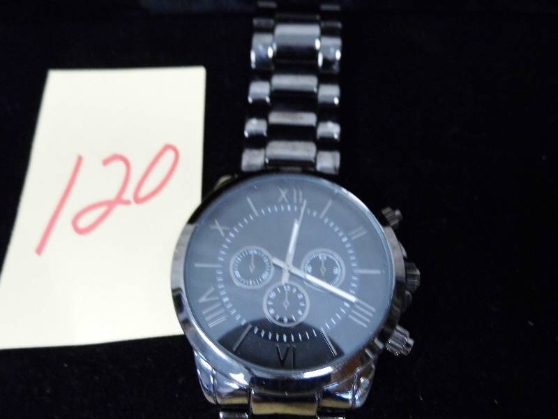lot 120 image: Black Metal Watch