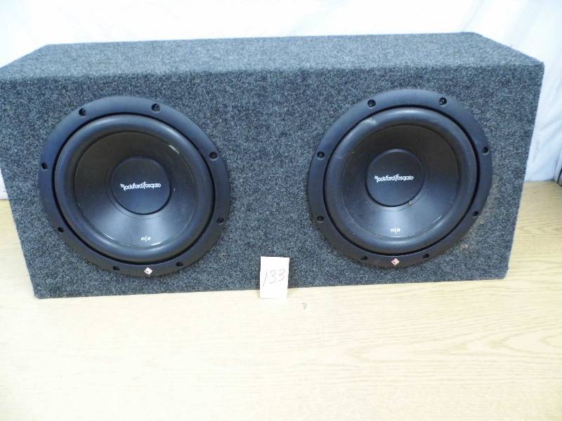 lot 133 image: Rockford Fosgate Speaker w Box