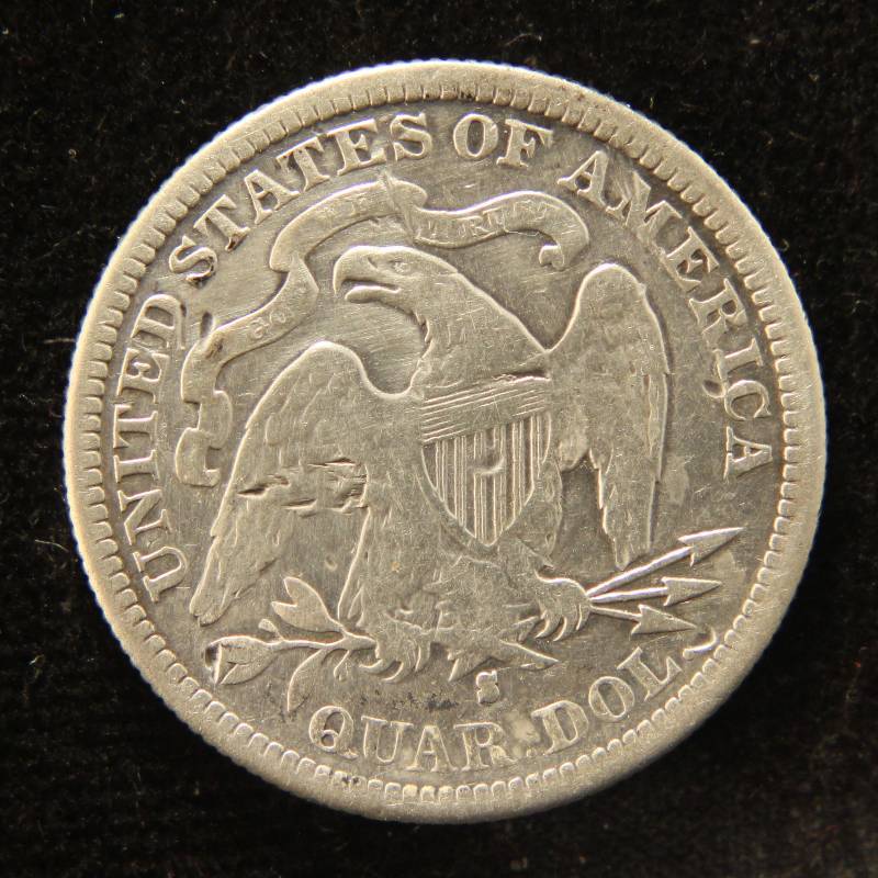 1877-S SEATED LIBERTY QUARTER
