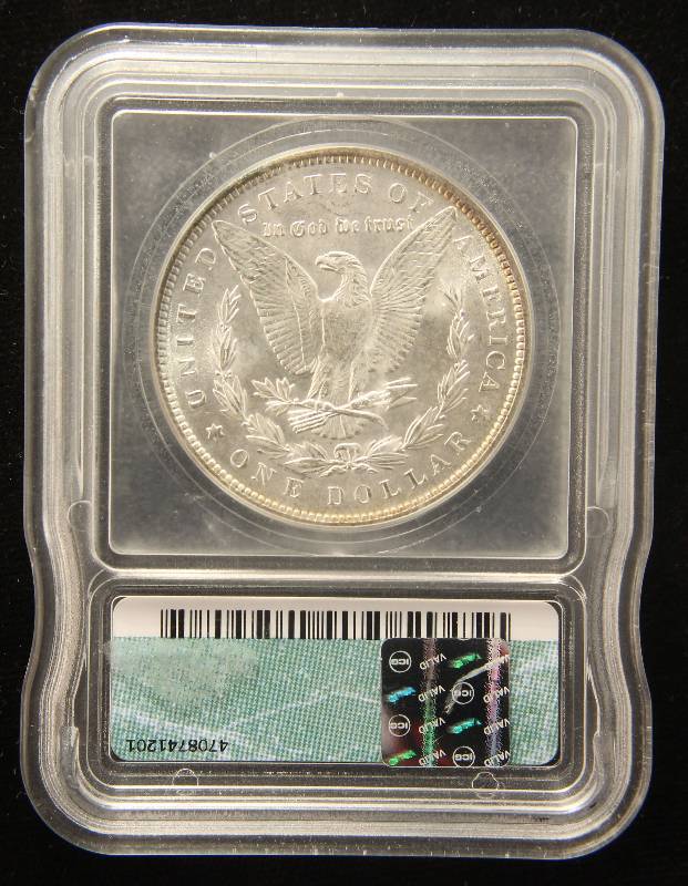 1888 MORGAN SILVER DOLLAR DOUBLED EAR VAM MS63 ICG