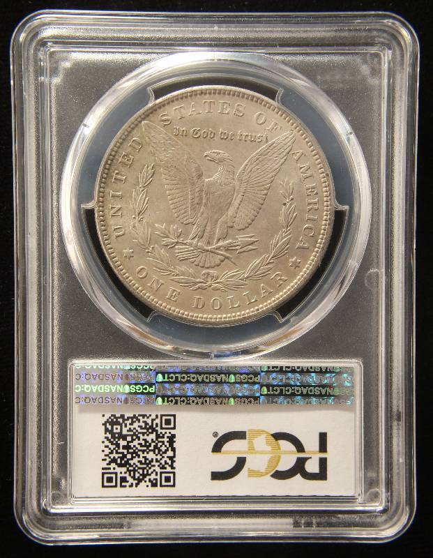 1896 MORGAN SILVER DOLLAR MS64 PCGS