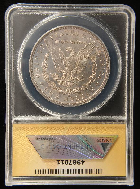 1882-S MORGAN SILVER DOLLAR MS65 ANACS