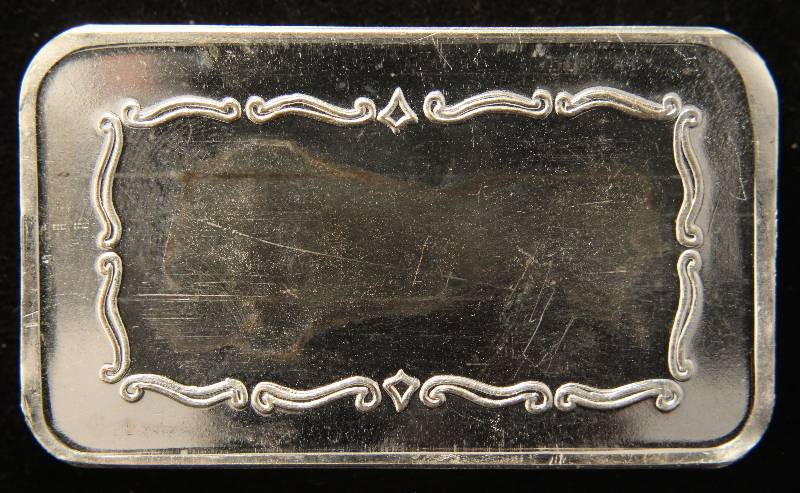 5 TROY OZ. .999 FINE SILVER COVERED WAGON GOLDEN STATE MINT