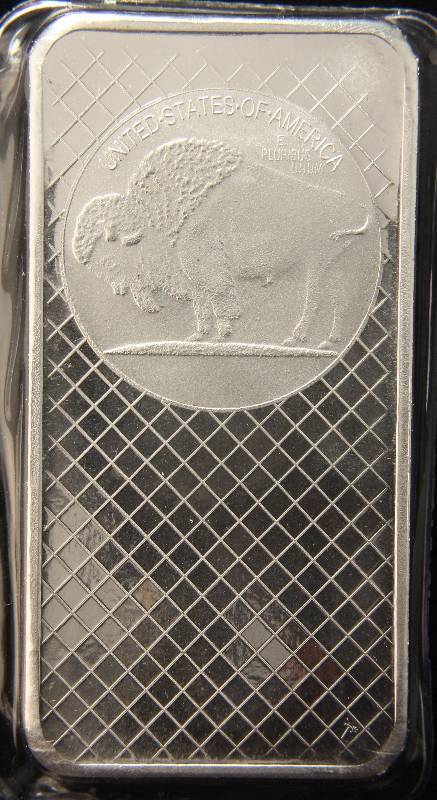 10 TROY Oz. .999 FINE SILVER BAR INDIAN BUFFALO DESIGN SEALED