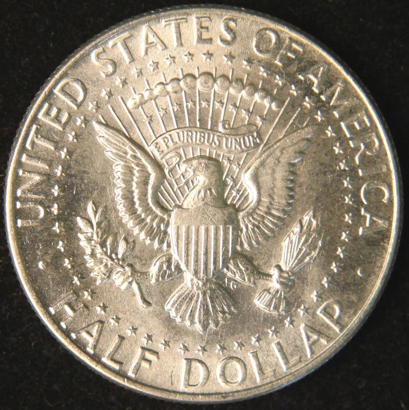 1964 KENNEDY SILVER HALF DOLLAR BU-UNC