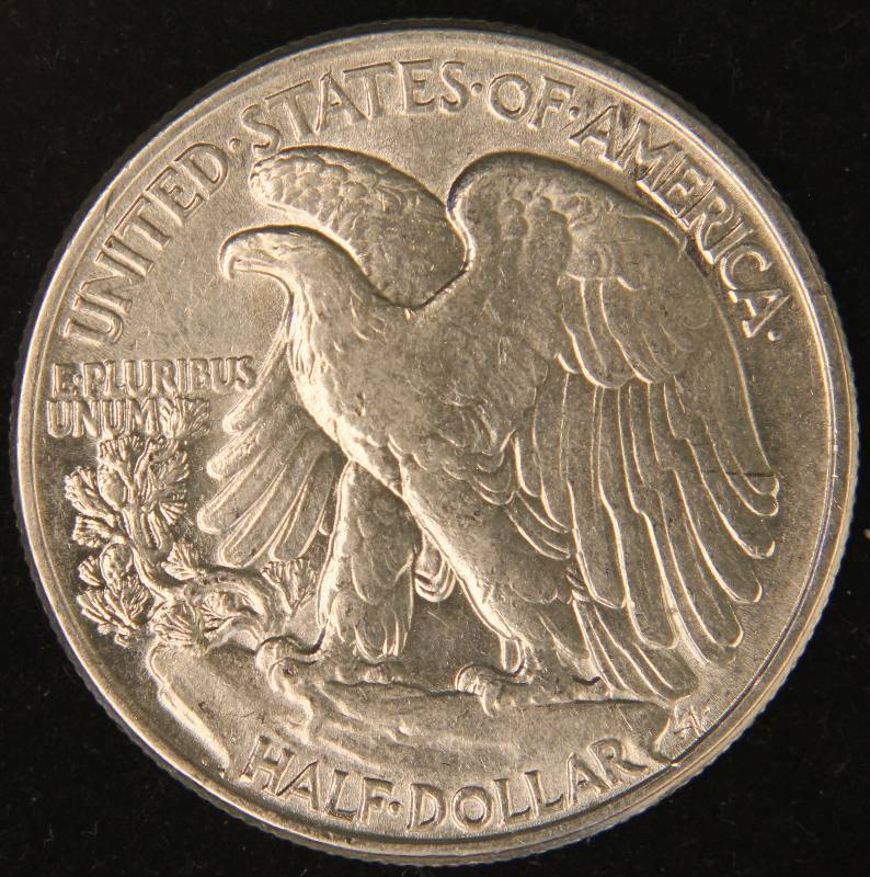 1945 WALKING LIBERTY SILVER HALF DOLLAR BU-UNC