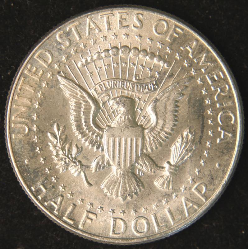 1964 KENNEDY SILVER HALF DOLLAR BU-UNC