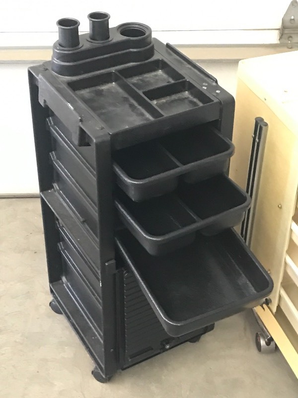 lot 7 image: (2) Salon Storage Cabinets