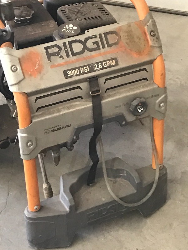 lot 10 image: Ridgid Pressure Washer