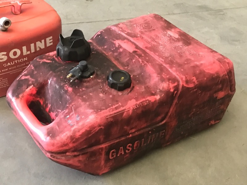 lot 36 image: (2) Outboard Motor Fuel Tanks