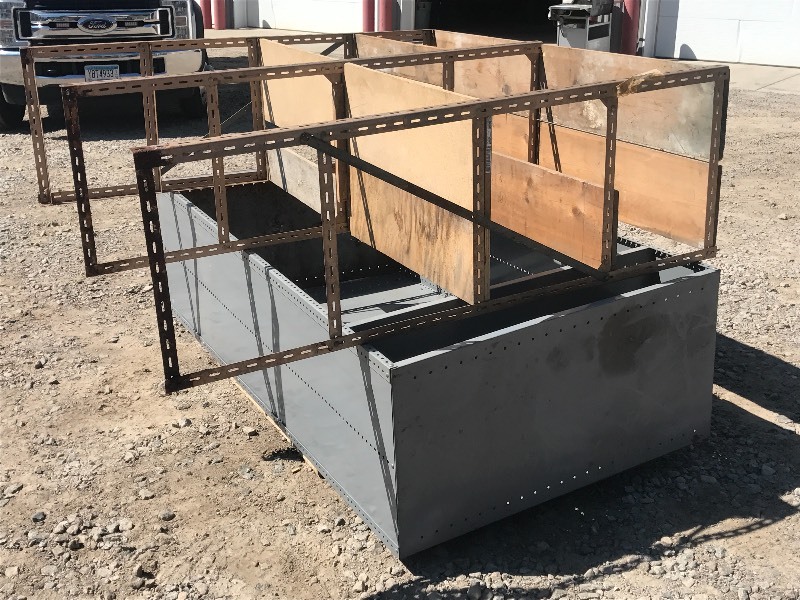 lot 41 image: (2) Steel Shop Shelves