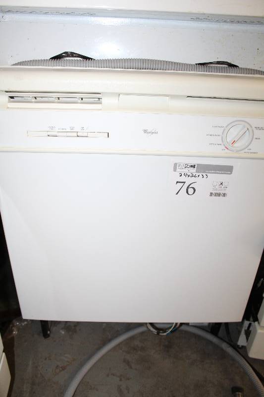 lot 76 image: Whirlpool Dishwasher