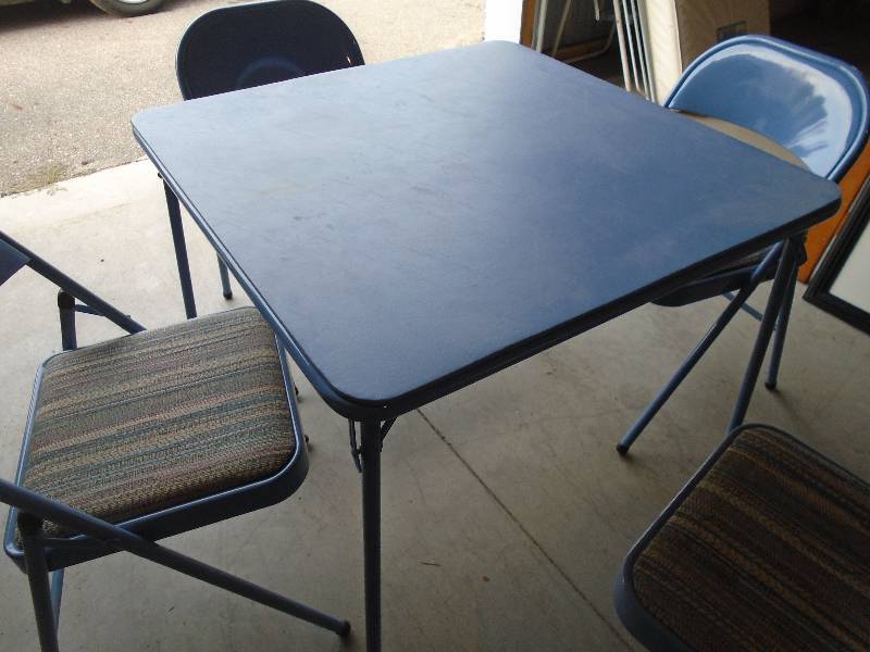 Card Table and Chairs