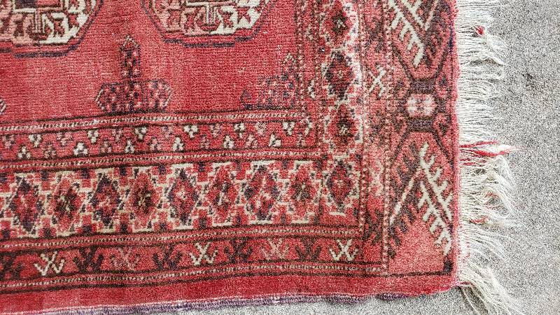 Antique Bokhara Hand Tied Rug - $1275 Appraisal