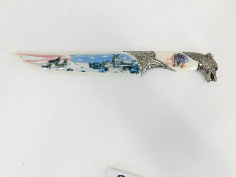 lot 34 image: 440 Stainless Steel Dagger Knife With Blade Case