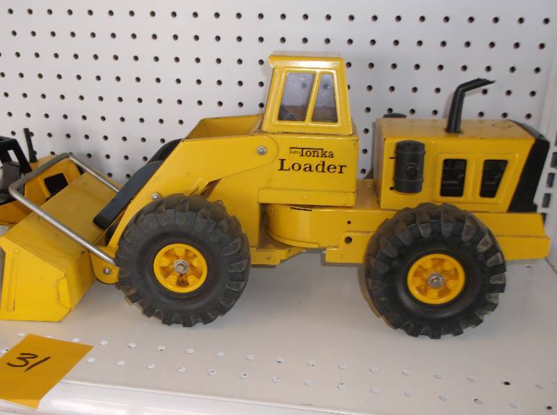 Tonka loader and grader