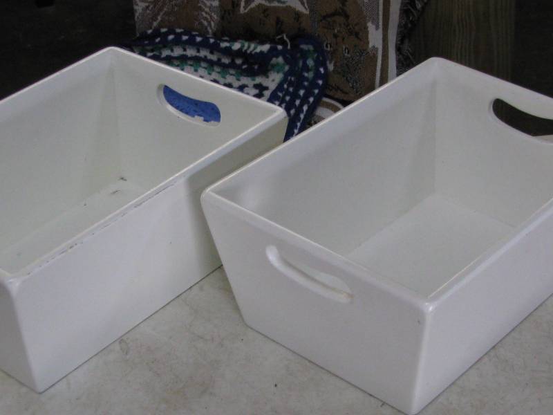 lot 21 image: Wood Storage Boxes